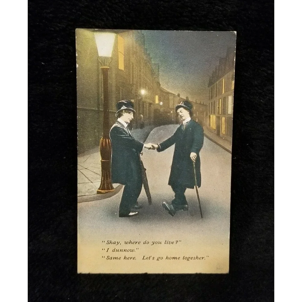 Lot Of 8‎ Antique Early Bamforth Funny Postcards UNUSED, UNPOSTED